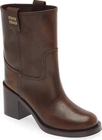 miu miu pearl bootie nordstrom